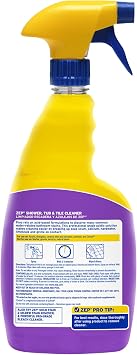 Zep Shower Tub and Tile Cleaner 32 oz ZUSTT32 (Case of 4) -Eliminates Hard Water Stains and limescale