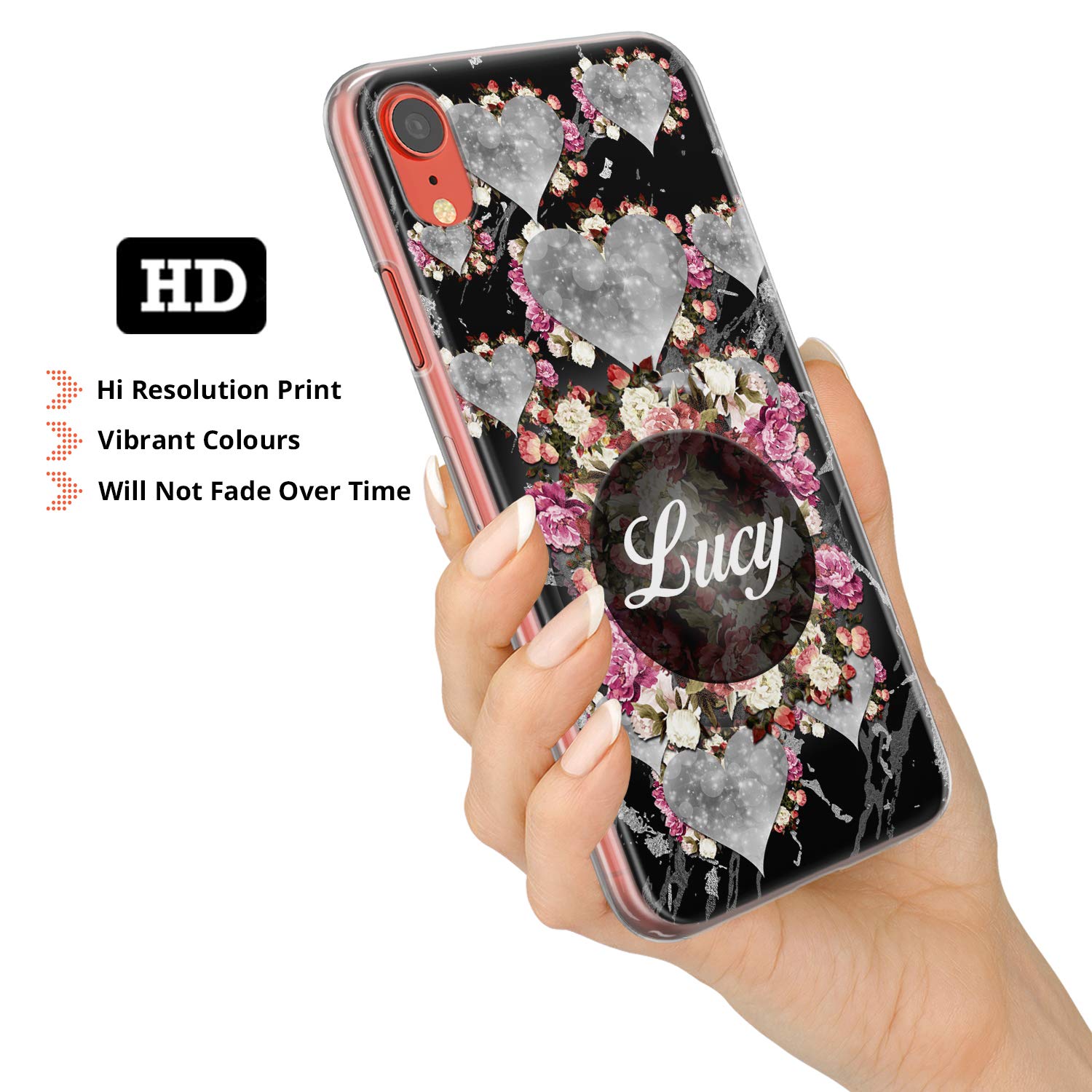 Custodia Per IPhone Con Stampa Marmo E Decoro Marmo Per IPhone 17, 16, 15, 14, 13, 12 Pro Max, 7, 8, Xs, Samsung S25, A56, Pixel 10, 9, 8A, 7 - Italia - Foto 5