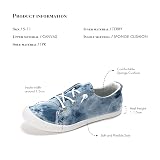 HEVA Damskie płócienne buty wsuwane, oddychające i wygodne buty do chodzenia na co dzień, urocze trampki na lato
