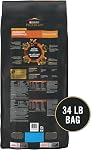 Purina Pro Plan Aliments pour chiens secs, produits essentiels complets Mélange éparpillé Adulte 7+ Poulet & Riz - 15.4 kg Sachet (1 Boîte)