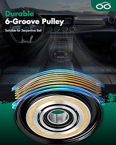 Miniatura 745 de SCITOO Compresor de CA para Acura TSX 2.4L 2004 2005 2006 2007 2008, CO 10849T Compresor de aire acondicionado con embrague 38810RBBA01 10360661