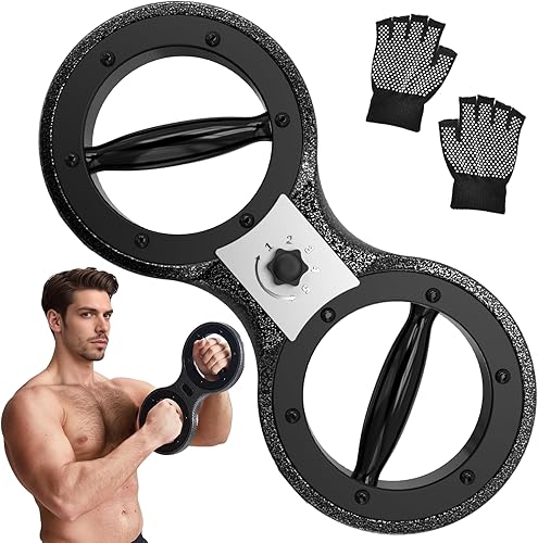 HOTSWEAT Máquina de quemaduras, máquina giratoria ajustable, equipo de entrenamiento de brazo con rotación de 360 grados, ejercitador de brazos,