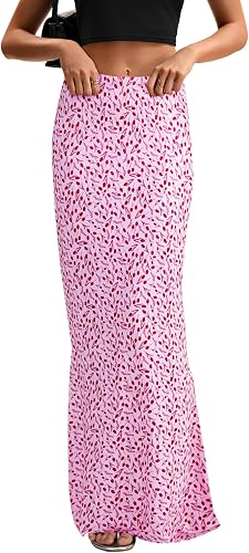 KIFOVEN Women's High Waist Flare Sexy Slim Floor Length Long Maxi Pencil Skirt F