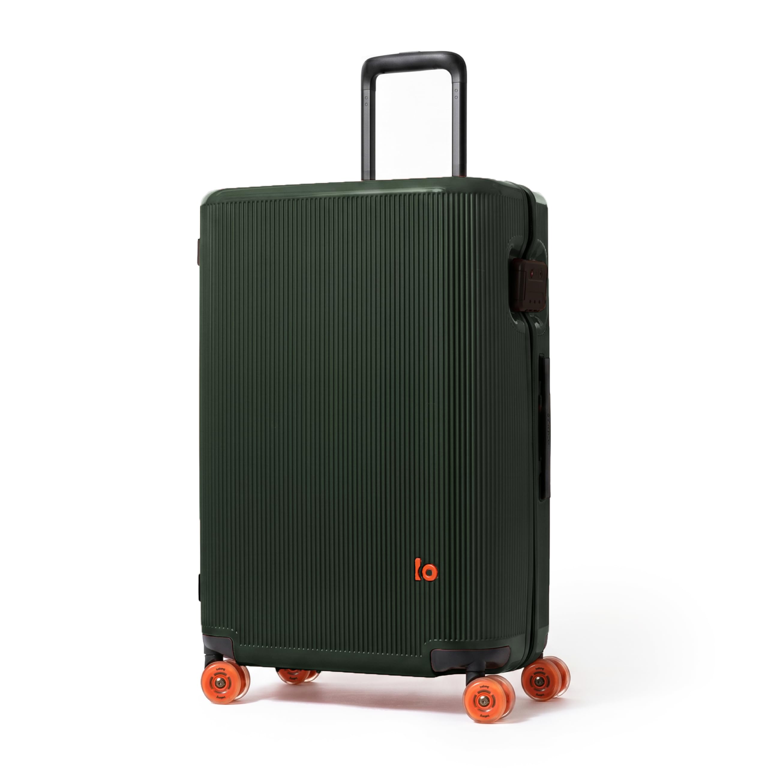 Elite Check-in Medium Trolley Bag | 100% German Polycarbonate Hardshell Luggage | Lightweight Aluminium Trolley | TSA Lock | Dura 82 Silent 8-Wheel 360° Spinners | Forest-image-33