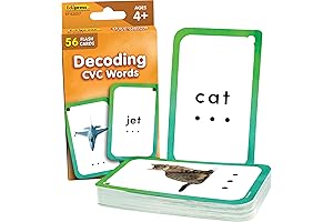 Decoding CVC Words Flash Cards (EP62057) - Ages 4-6