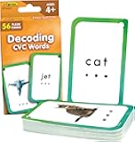 Teacher Created Resources Decoding CVC Words Flash Cards (EP62057), Medium