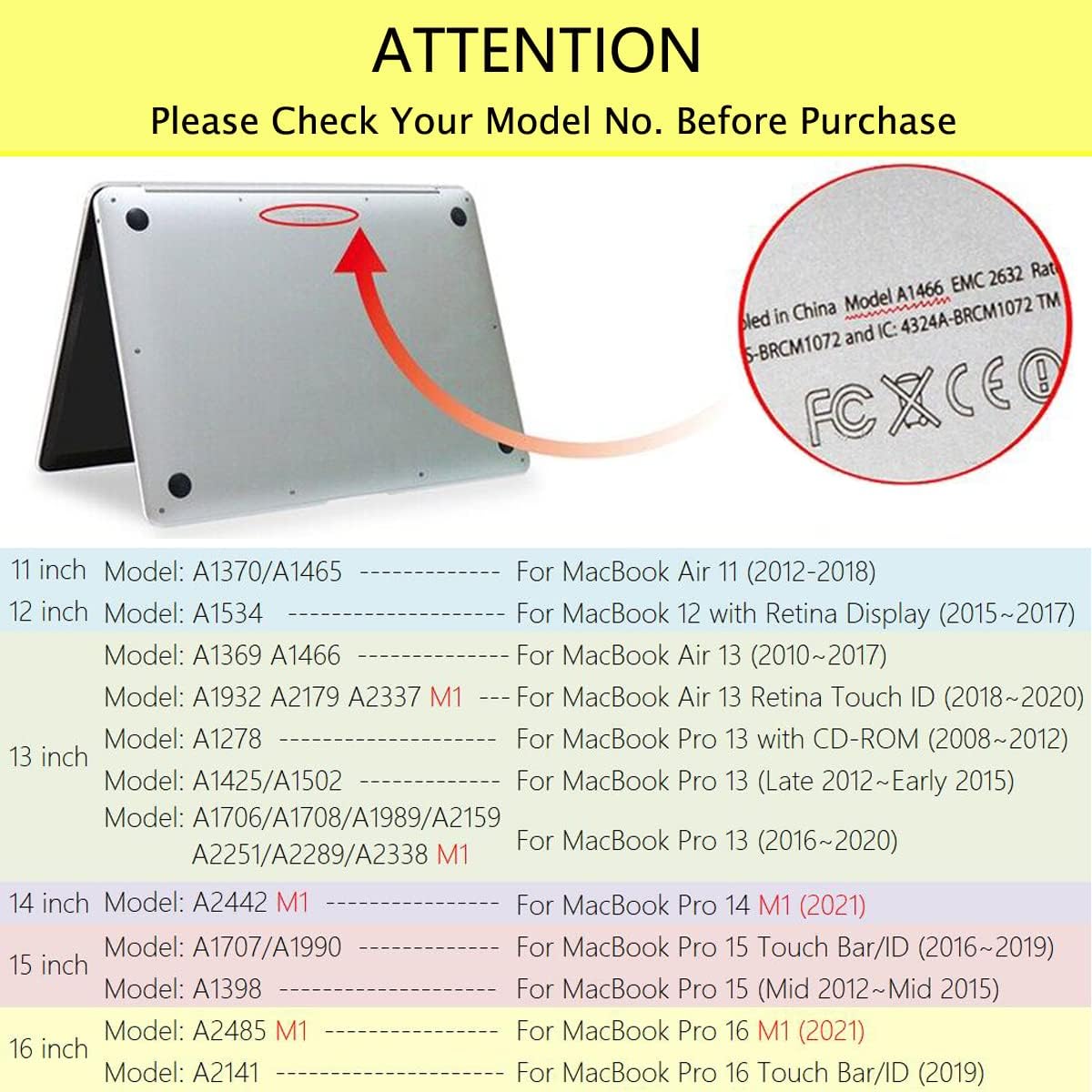 Case Compatible with MacBook Air 13 inch Case 2022 2021 2020 2019 2018 Release M1 A2337 A2179 A1932, Plastic Hard Shell Case Cover for Mac Air 13 Retina with Touch ID, World Map - Image 2