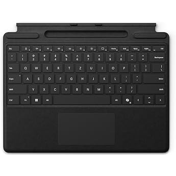 Microsoft Surface Pro 13 Inch Keyboard with Pen Storage Black | QWERTZ | compatible with Surface Pro 13 inch from Surface Pro