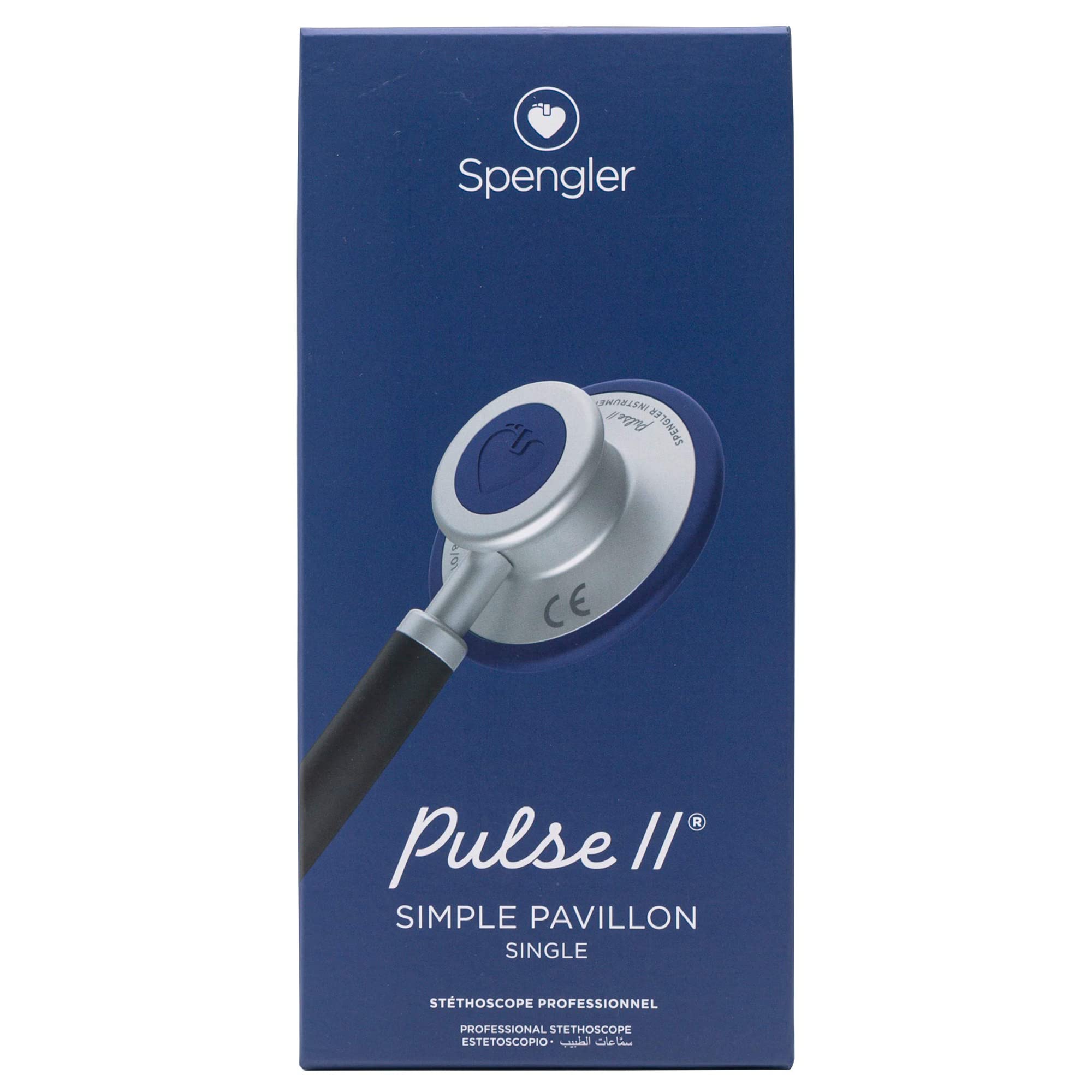 SPENGLER Pulse II Stéthoscope Infirmier d’Auscultation Générale Simple Pavillon Myrtille