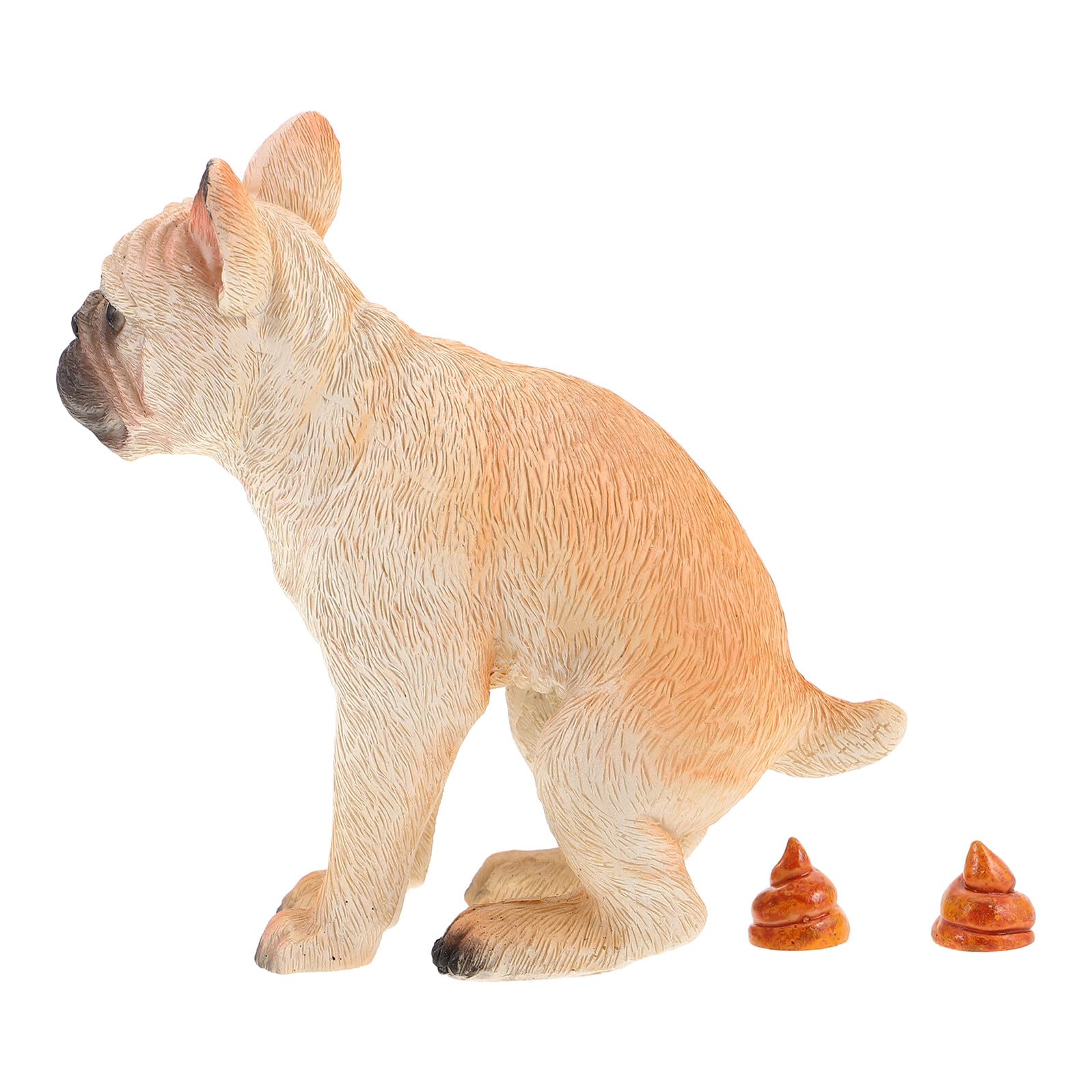 Présent original pour crémaillère : figurine de chien français amusante de 12 cm