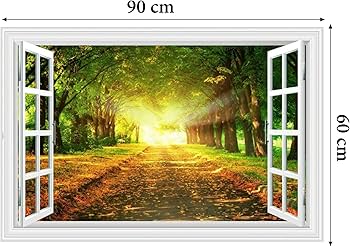 １点限り!! ウォールステッカー 70×45cm 風景 絵画風 壁紙ポスター 1点限り!! ウォールステッカー 70×45cm 風景 絵画風 壁紙ポスター 1点