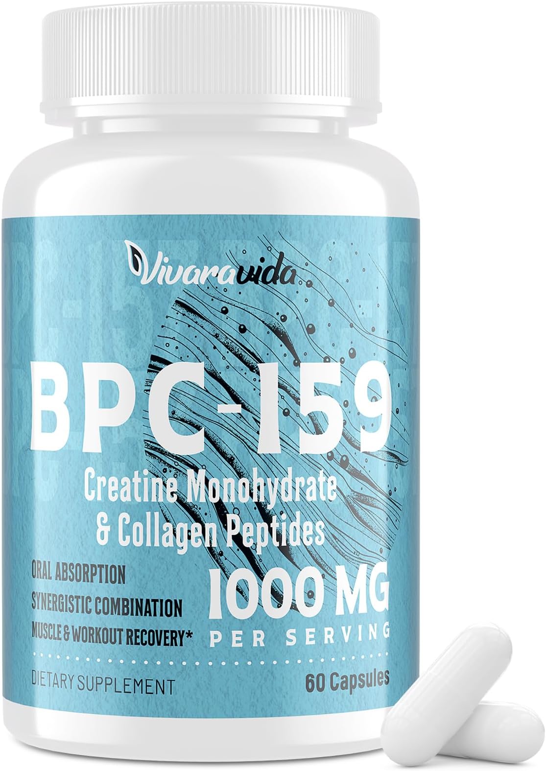 BPC-159 Peptide Capsules 1500mcg - High Potency BPC 159 - Gluten Free | 60 Capsules