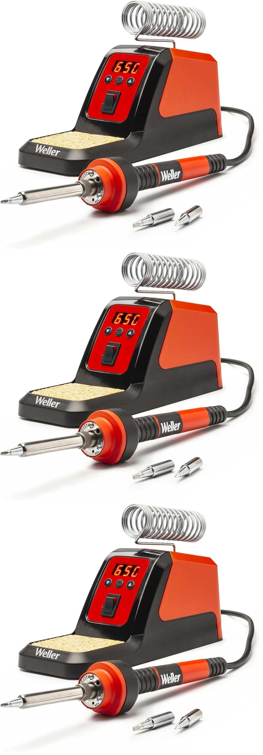 Weller Digital Soldering Station with 70W Precision Iron | 120V | WLSKD7012A (Pack of 3)