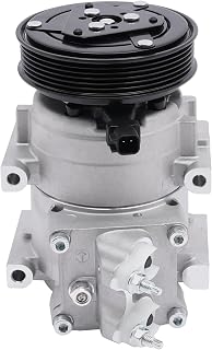12V A/C Compressor Clutch, Low Fuel Air Compressor For Car, Consumption Air Compressor For For 2011-2013 Ford Fiesta 1.6L