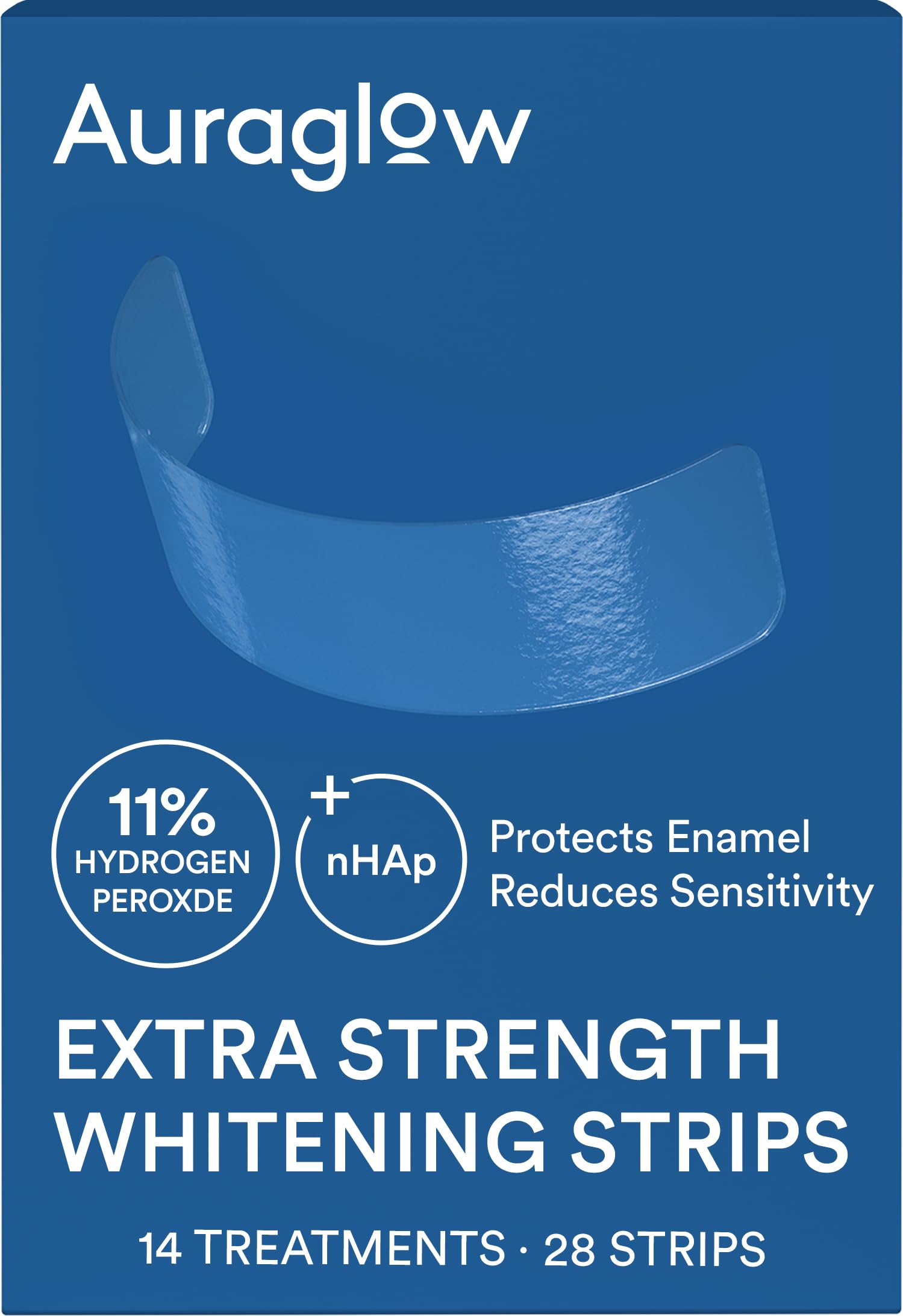 Auraglow Extra Strength Whitening Strips