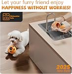 KILIN Jouets d'enrichissement de chien pour le traitement congelé Jouet de distribution de chien, Jouets de chien indestructibles & Jouets interactifs pour chiens pour chiens petits/médiums, ennui de la réductibilité & Renforcer la stimulation mentale (Nylon)