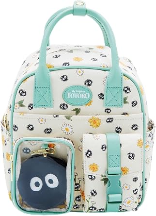 Hot Topic Studio Ghibli My Neighbor Totoro Soot Sprites Coin Pouch Mini Backpack MULTI NONE