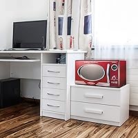 Vista 5 de Nostalgia Microondas retro de 0.9 pies cúbicos RMO400RED