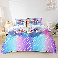 Vista 35 de Funda de Edredón de Gatos Galaxia Tamaño Full, Juego de Ropa de Cama Gótica de Luna Estrellada y Constelación 3 piezas para Decoración de Habitación