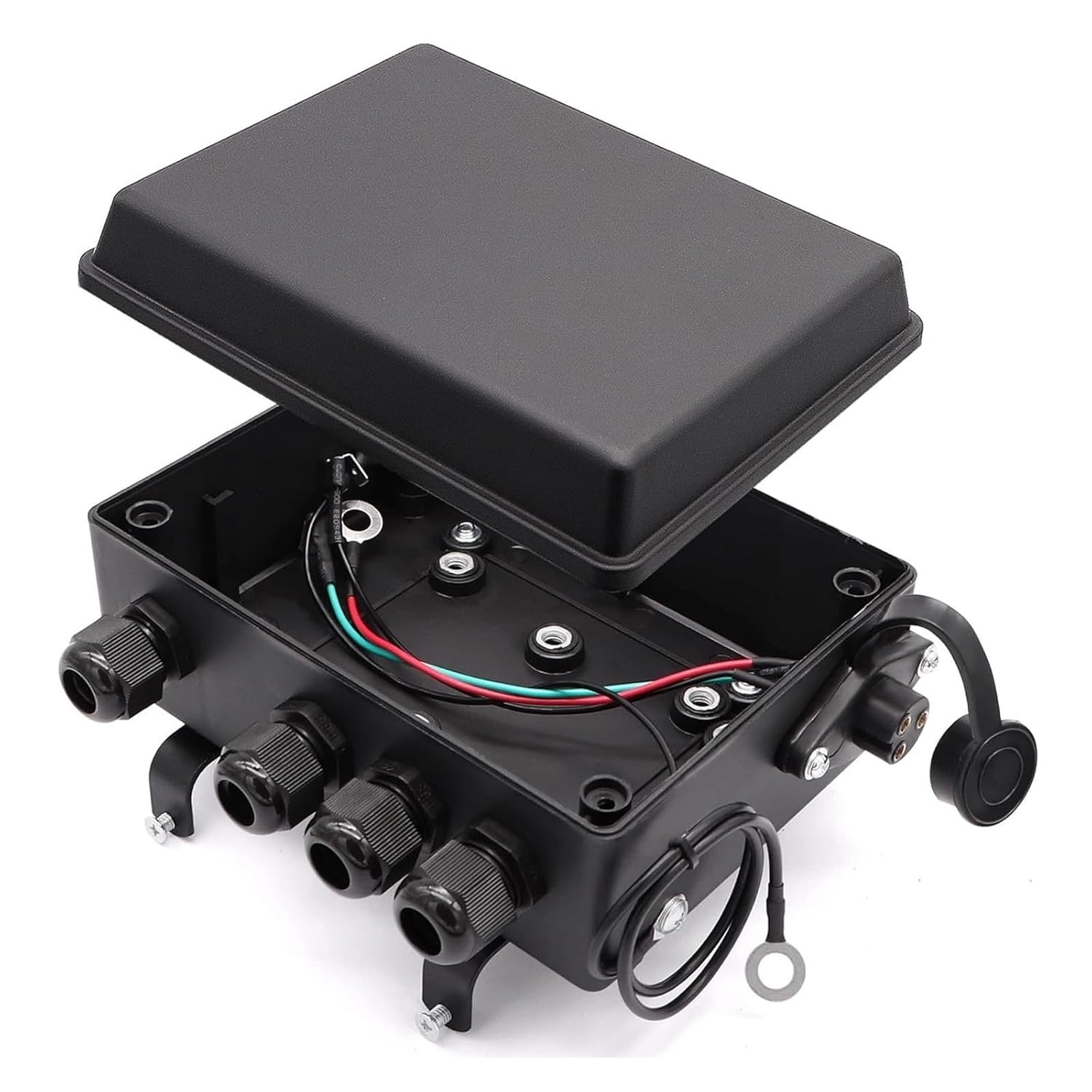 New 500A Electric Off-Road Traction Winch Wireless Remote Control Kit Vehicle-Mounted Crane Control Box 12000lb