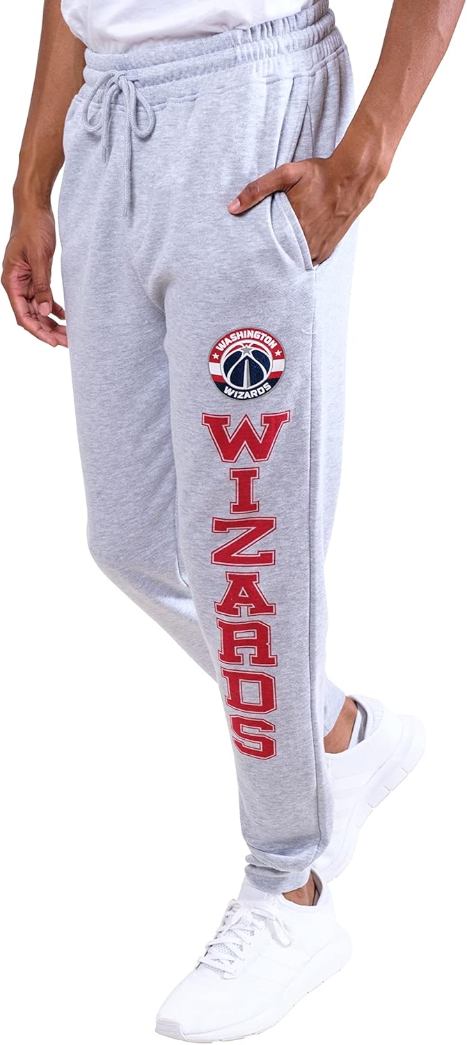 Ultra Game Men's NBA Official Super Soft Team Jogger Sweatpants