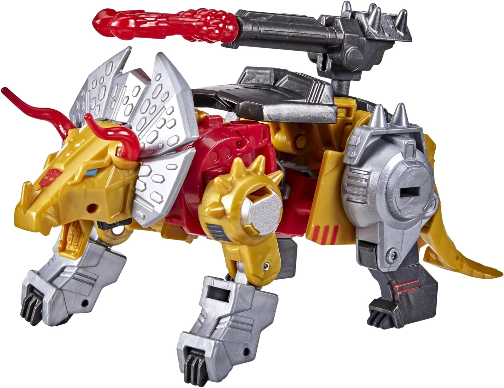 Transformers Bumblebee Cyberverse Adventures Toys Deluxe Class Dinobot Slug Action Figure, Blaster Fire Fury Action Attack, 5-inch