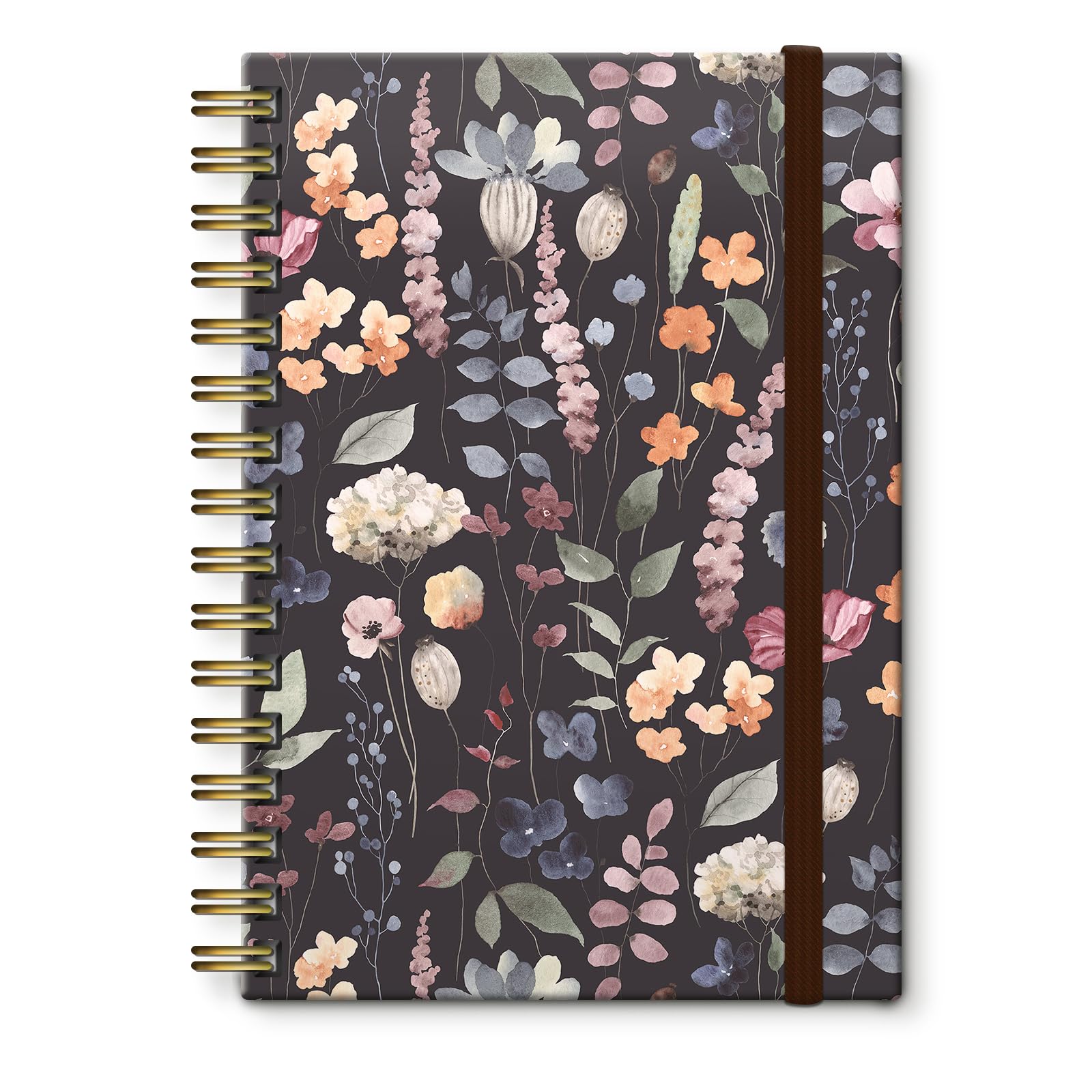 Carnet de notes pour enseignante et infirmière avec motif floral idéal au quotidien pro