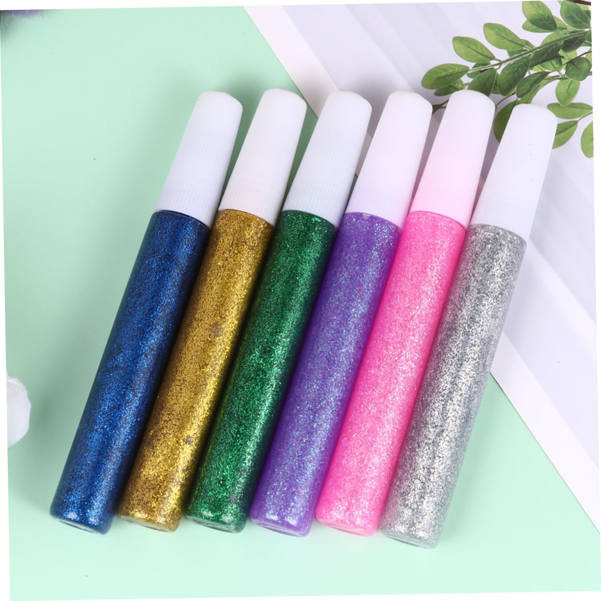 STOBOK 5sätze Glitzerklebestiften Verschiedenen Farben Für Bastelarbeiten Schulprojekte Und -kunsthandwerk