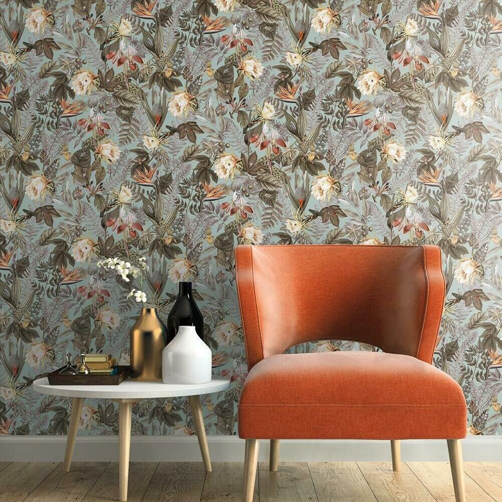 RoomMates Tropical Flowers Peel and Stick Wallpaper, Wallpaper Amazon Canada