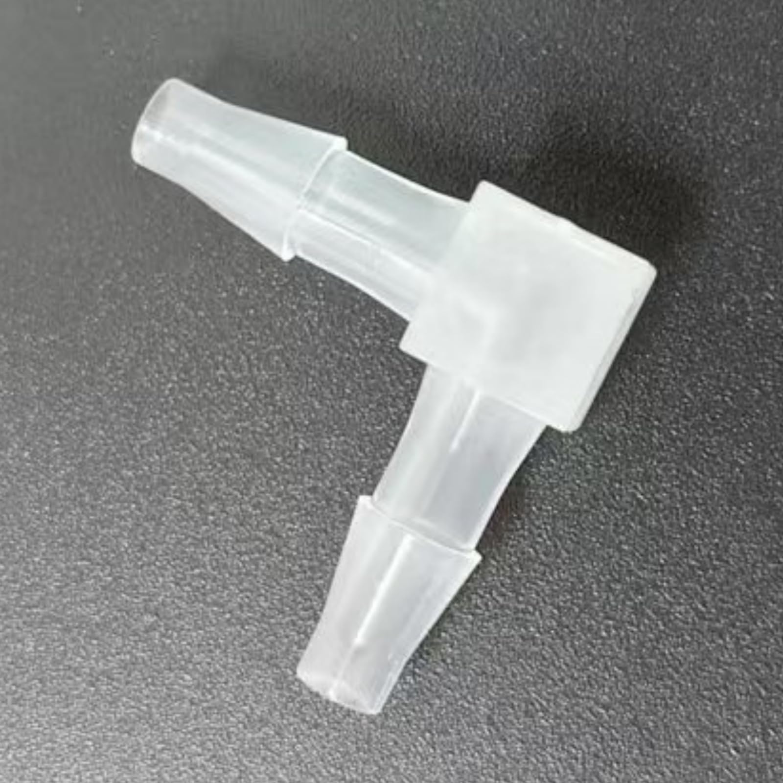 Króciec do węża Kolanko 90 stopni L – Adapter z równym złączem kolczastym do łodzi, akwarium, paliwa, cieczy, (opakowanie 20 szt.)(5/32 Inch-4.0mm)