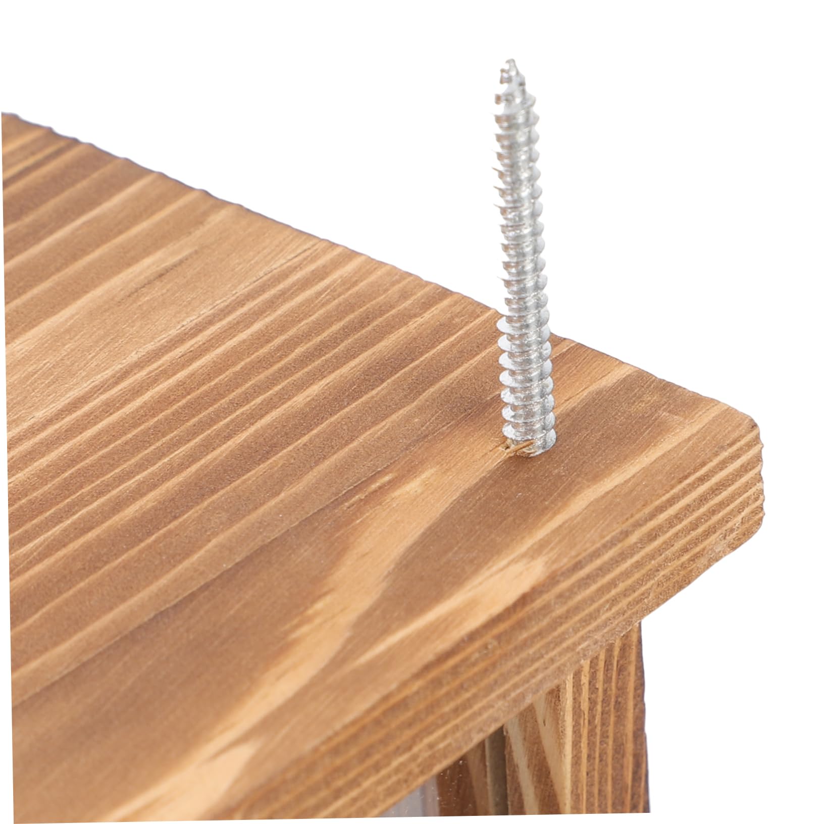 Mangiatoia per Scoiattoli in Legno da Esterno, Sospesa | Casa per Scoiattoli e Criceti, Design Semplice Creativo, Facile da Pulire