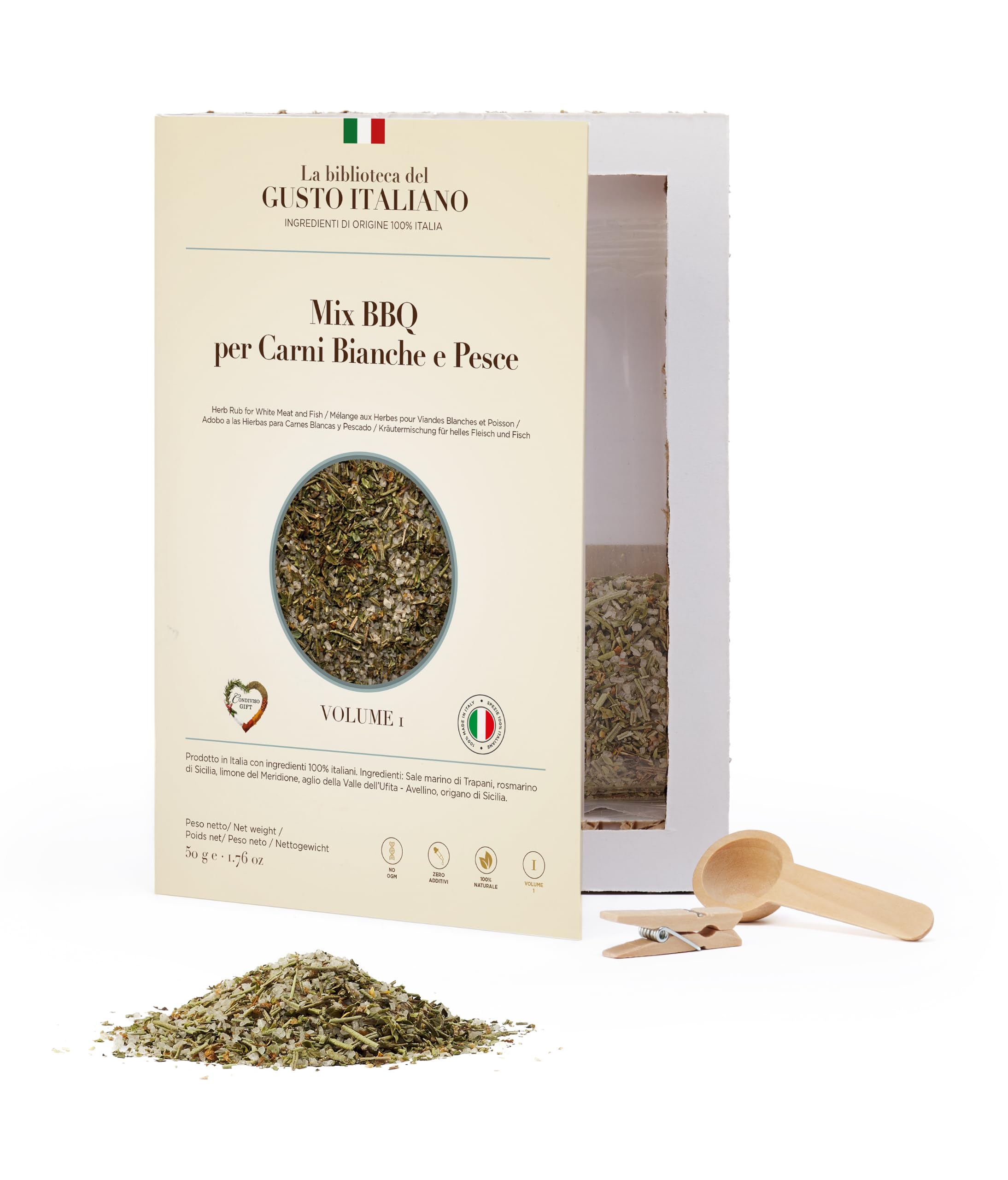 Condiviso GIFT - Spezie Cucina Assortite Gourmet Box Regalo Italiano
