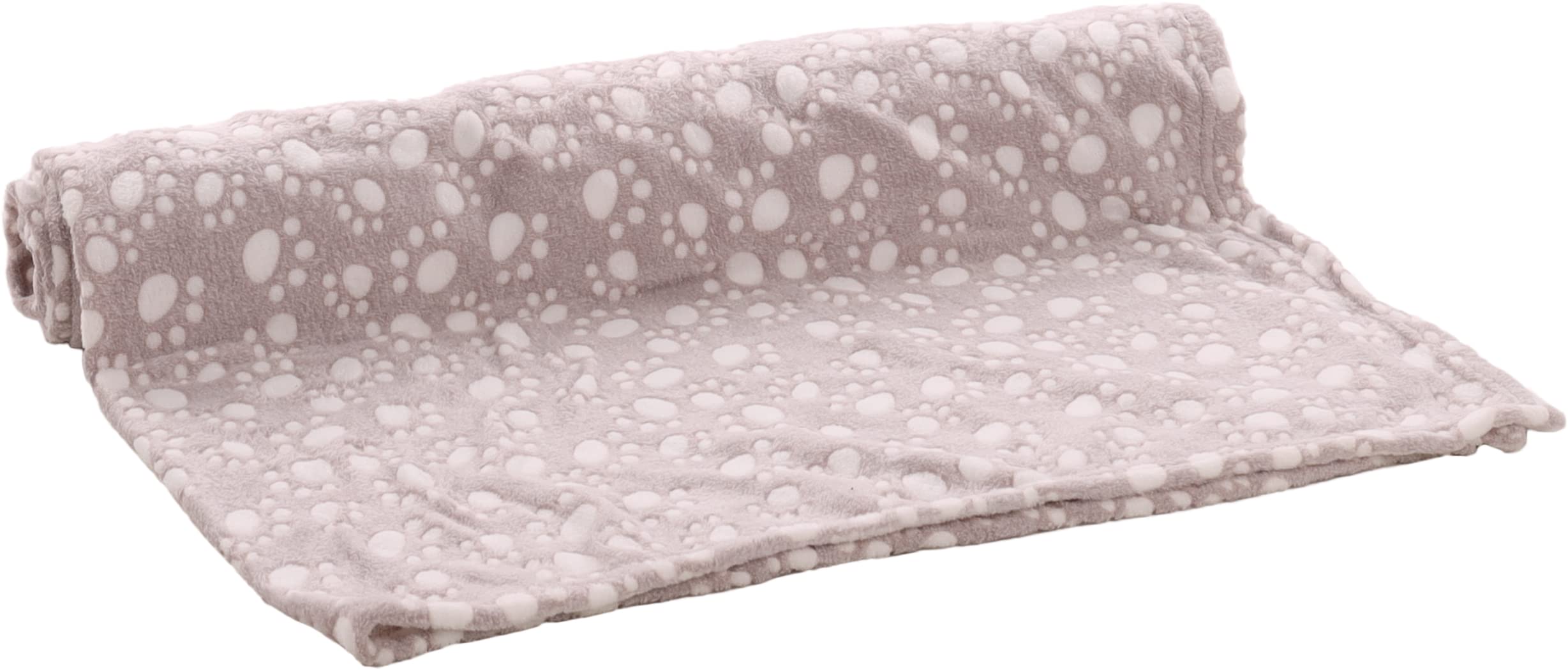 Couverture molleton Flamingo contre le froid hivernal plaid beige