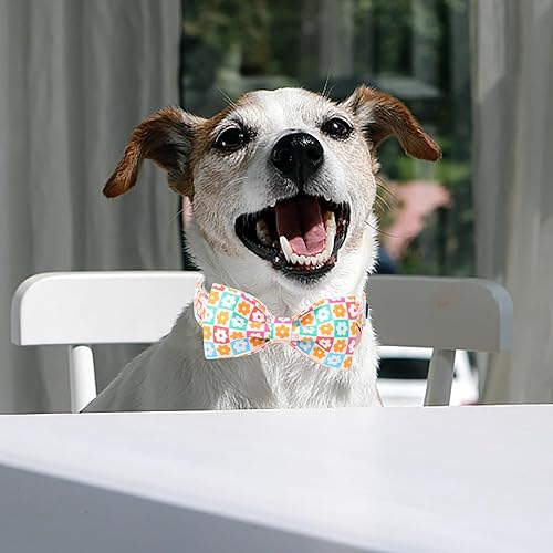 Miniatura 82 de Collar de perro con bandera estadounidense con pajarita, collar patriótico para perros pequeños, medianos y grandes, talla XS