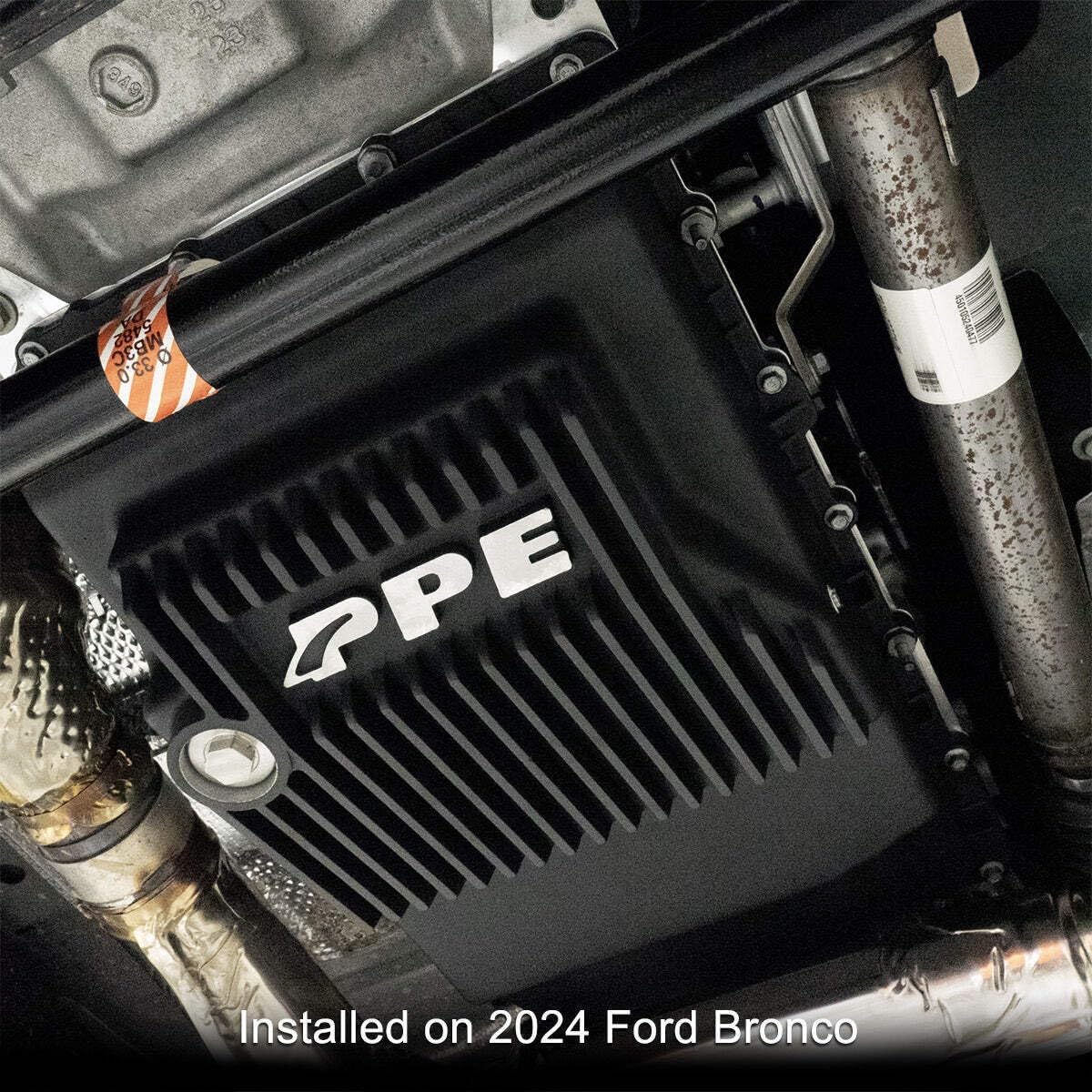 Pacific Performance Engineering PPE Heavy Duty Cast Aluminum Deep Transmission Pan (Brushed) 328053120 Compatible with 2017+ F150 with 10R80 Transmission