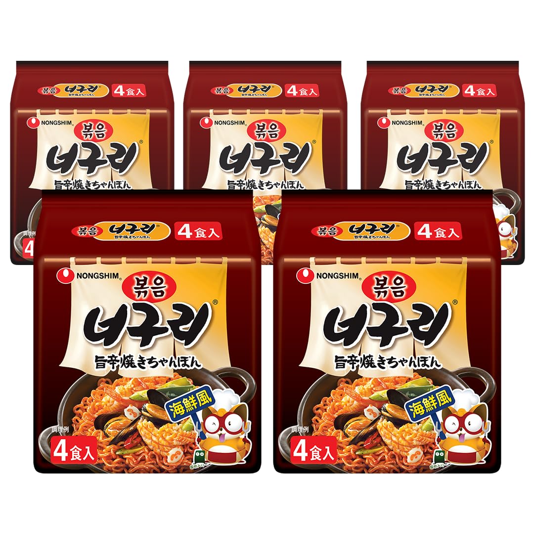 Amazon.co.jp: nongshim 公式 ノグリラーメン(ケース品, 旨辛焼き