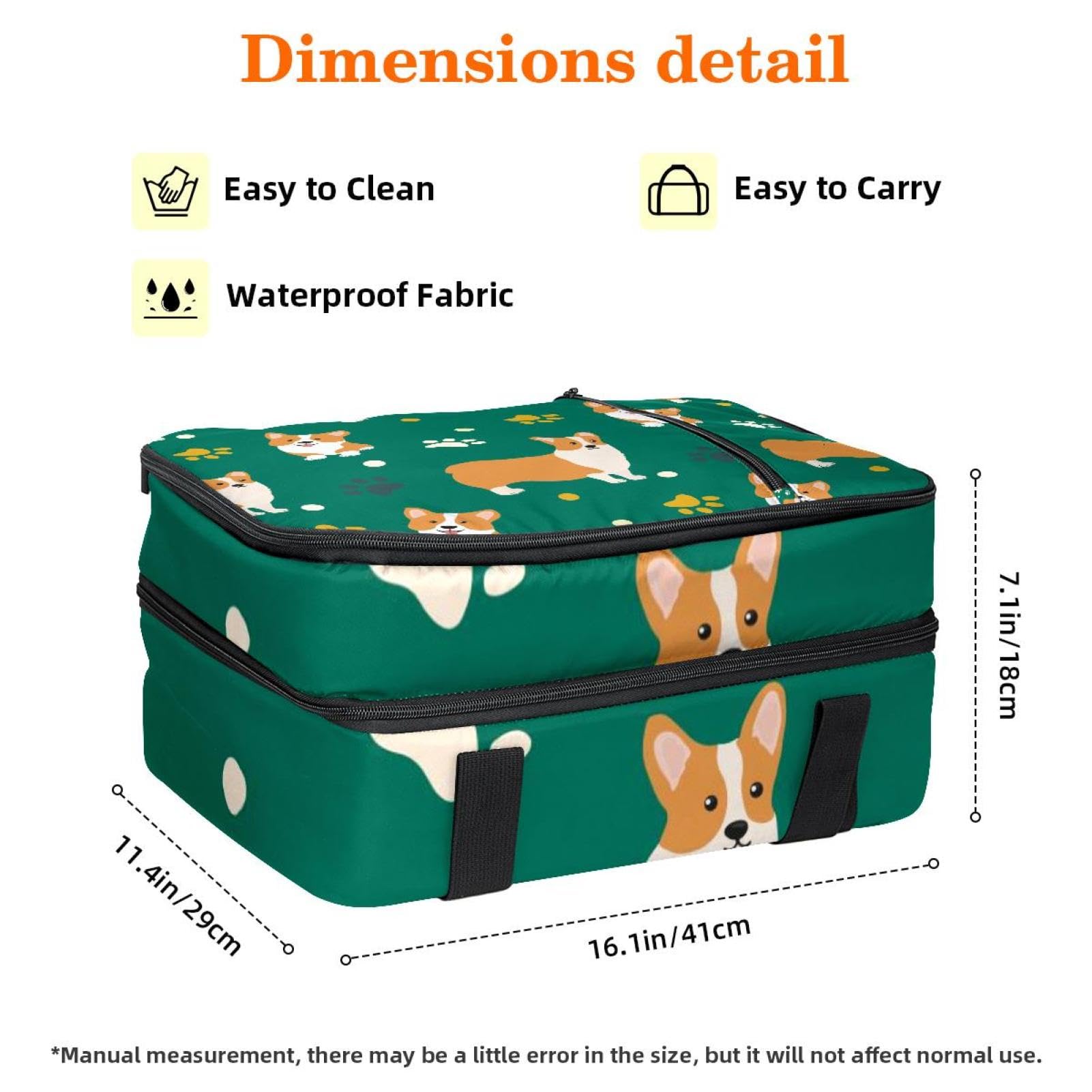 Grand sac à déjeuner isotherme pour homme et femme, double couche, étanche, étanche, réutilisable, sac fourre-tout pour le travail, l'école, le pique-nique, la plage, le camping, les voyages, motif