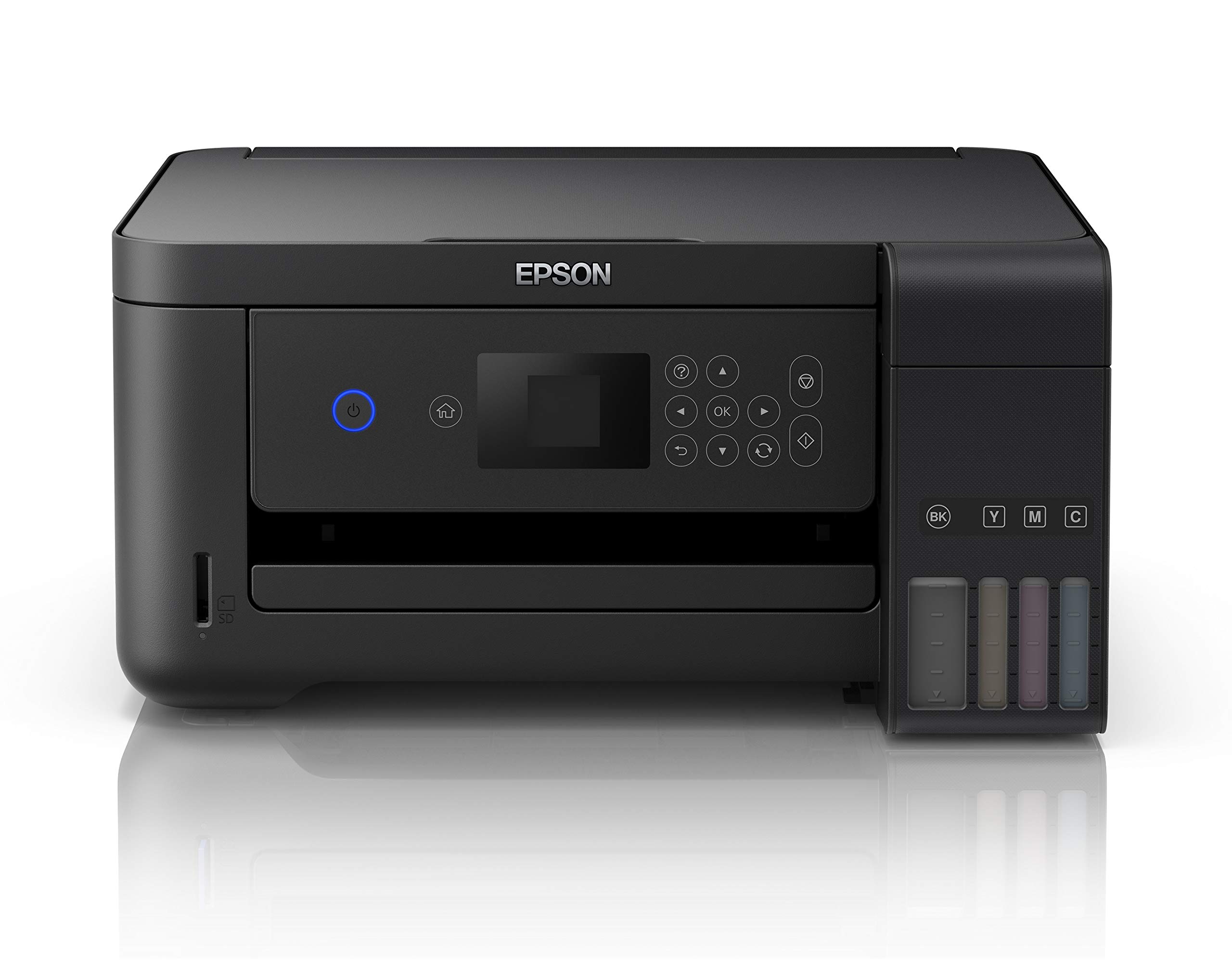 Epson EcoTank ET-2750B Impresora Wi-Fi A4 para impresión, escanear, copiar, Color Negro + Tarjeta de impresión ilimitada de 2 años