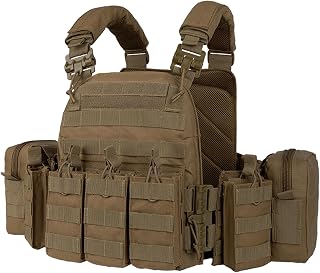 vAv YAKEDA Tactical Outdoor Vest Quick Release Adjustable Hunting Vest with PALS Molle System