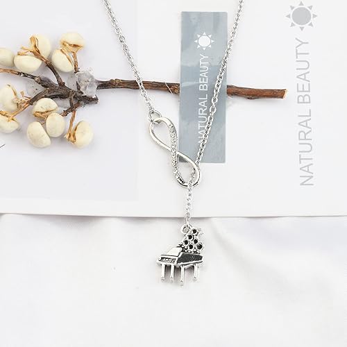 Miniatura 2 de UJIMS Regalo para amantes del piano, pulsera para amantes de la música, joyería de música, regalo para pianista, piano, profesor, piano recital,