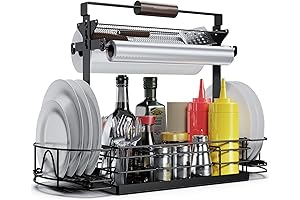 BBQ Paper Towel Holder Camping Grill Organizer