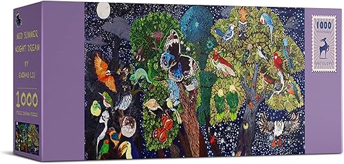 Miniatura 6 de Antelope - Paquete de 2 rompecabezas de 1000 piezas para adultos rompecabezas de 1000 piezas de Enzhao Liu sin polvo