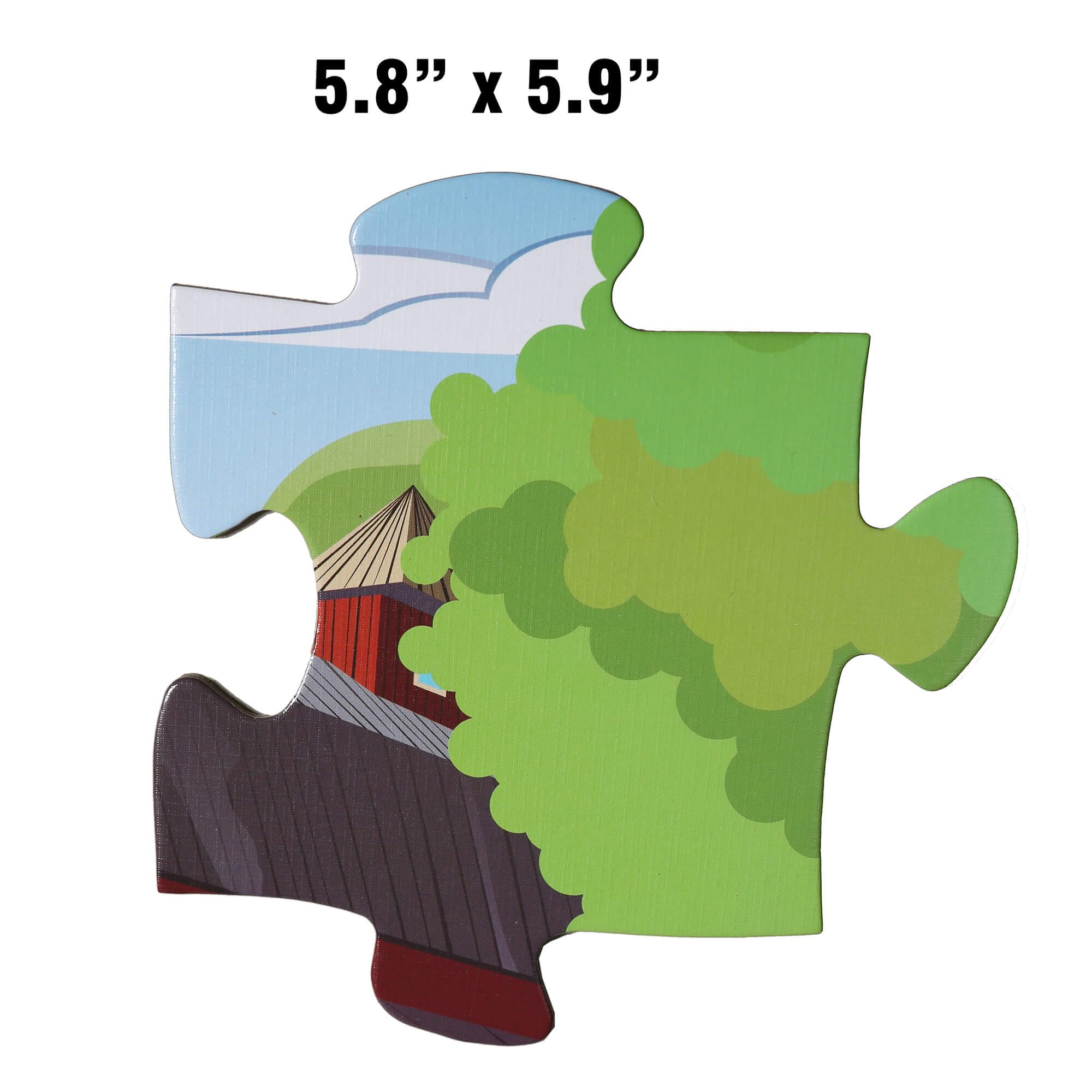 Farm Animal Floor Puzzle for Kids 48 Piece Jigsaw Puzzles for Kids Ages 3-5 - Image 3