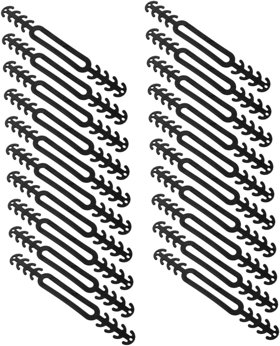 Beavorty 20pcs Extension Straps Ear Hooks Soft Anti-Tightening Mask Rope Buckles Adjustable Ear Saver for Adults