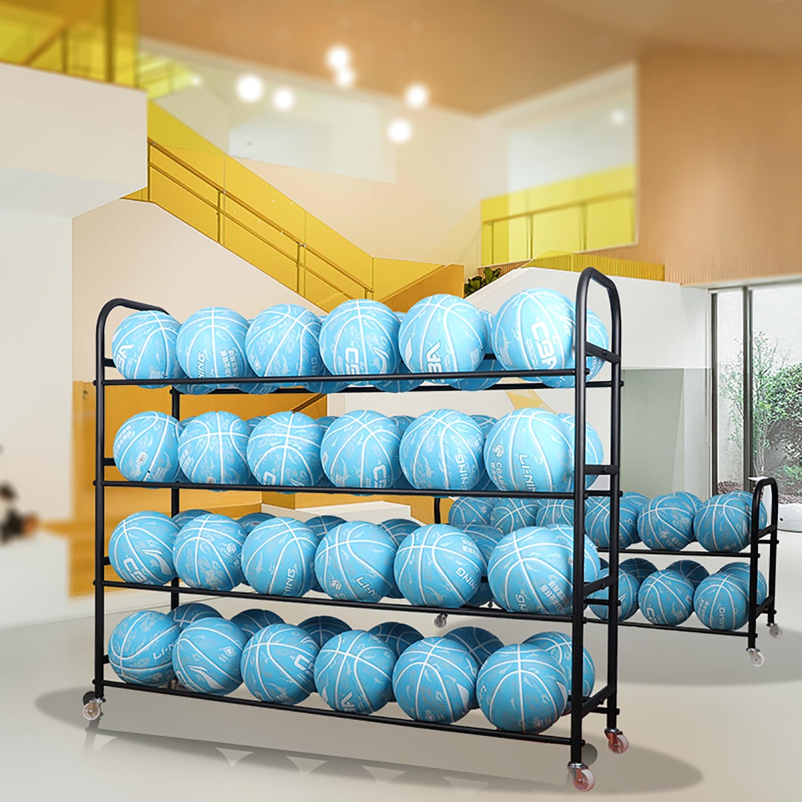 Étagère Métallique 7 Niveaux 180x75x40cm - Charge 125kg Par Niveau - Montage Sans Vis, Hauteur Réglable - Galvanisé
