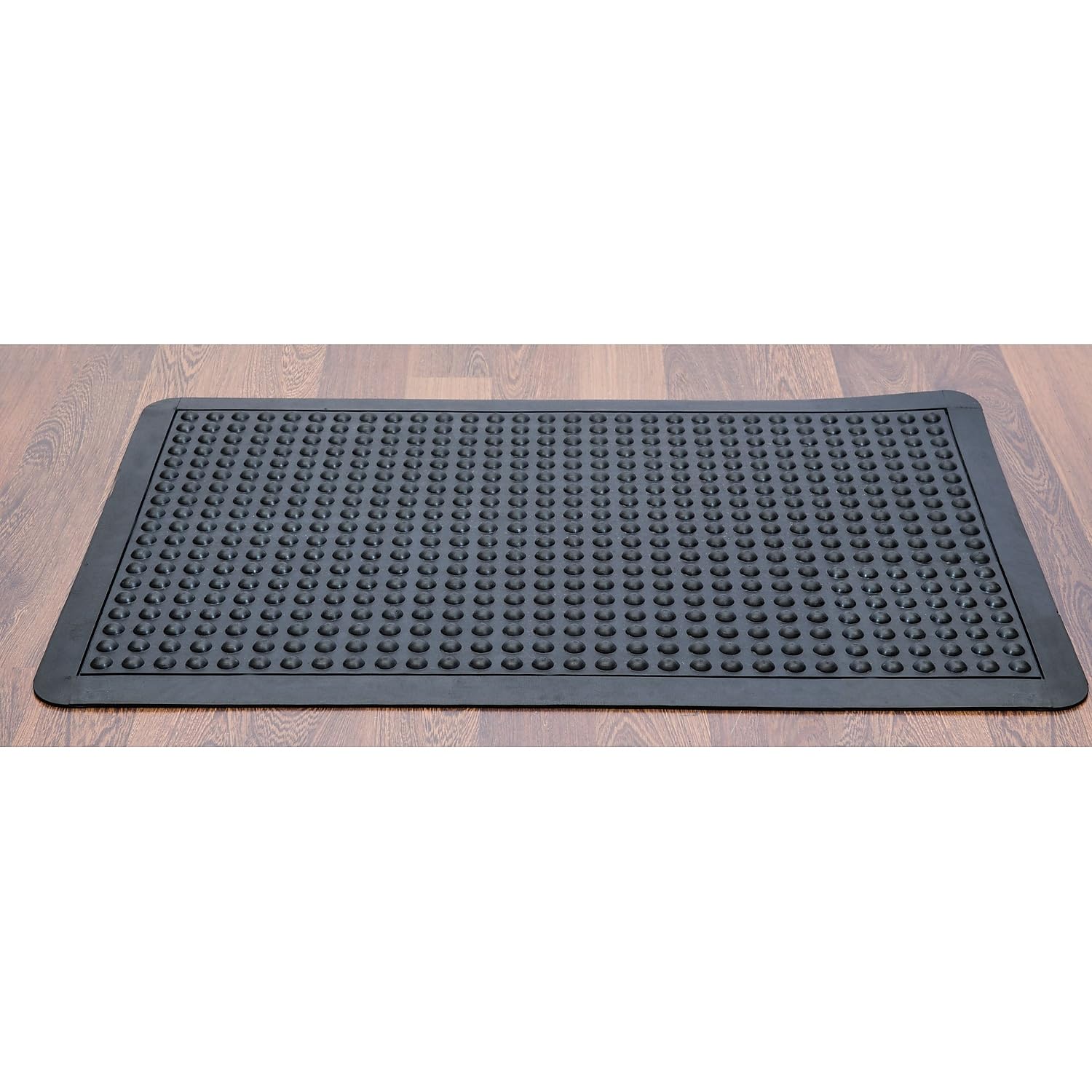 Doortex Anti-Ermüdungsmatte | Arbeitsplatzmatte "anti-fatiguemat" | 90 x 120 cm | aus 100 % Gummi | schwarz | rechteckig | mit Noppenstruktur