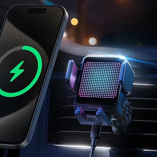 JOYROOM Mini cargador inalámbrico para automóvilMás pequeño, más fuerte, genial JR-ZS241 Soporte para cargador de coche para Samsung Z FlipS22