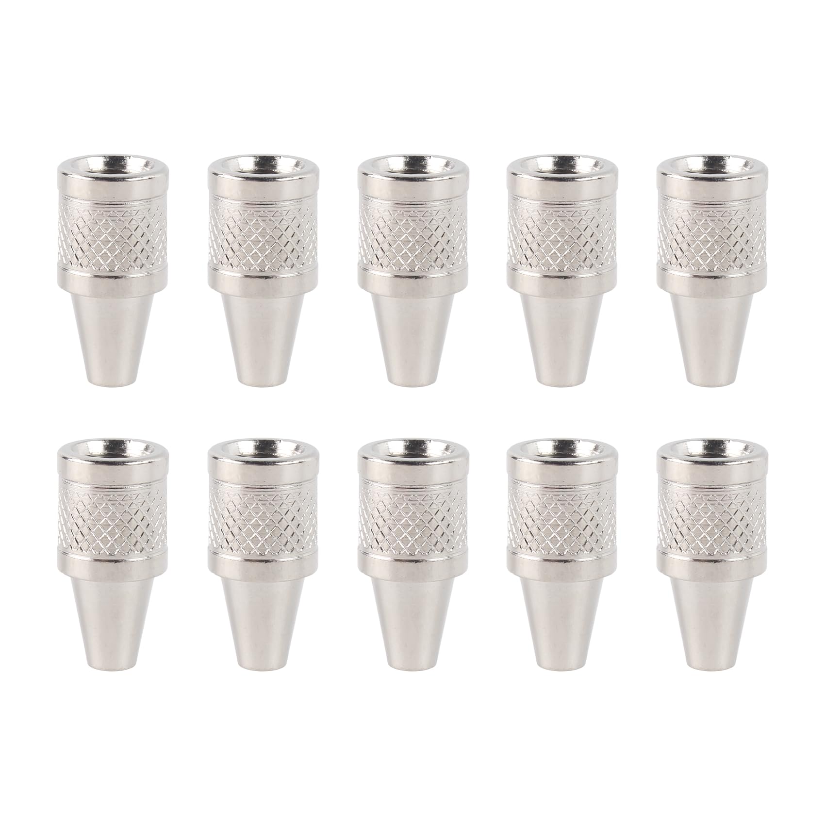 Vjsujehgy 1.2mm/1.6mm Nozzle Tips Set of 10Pcs Iron Metal Soldering Welding Tips for Electric Vacuum Solder Sucker