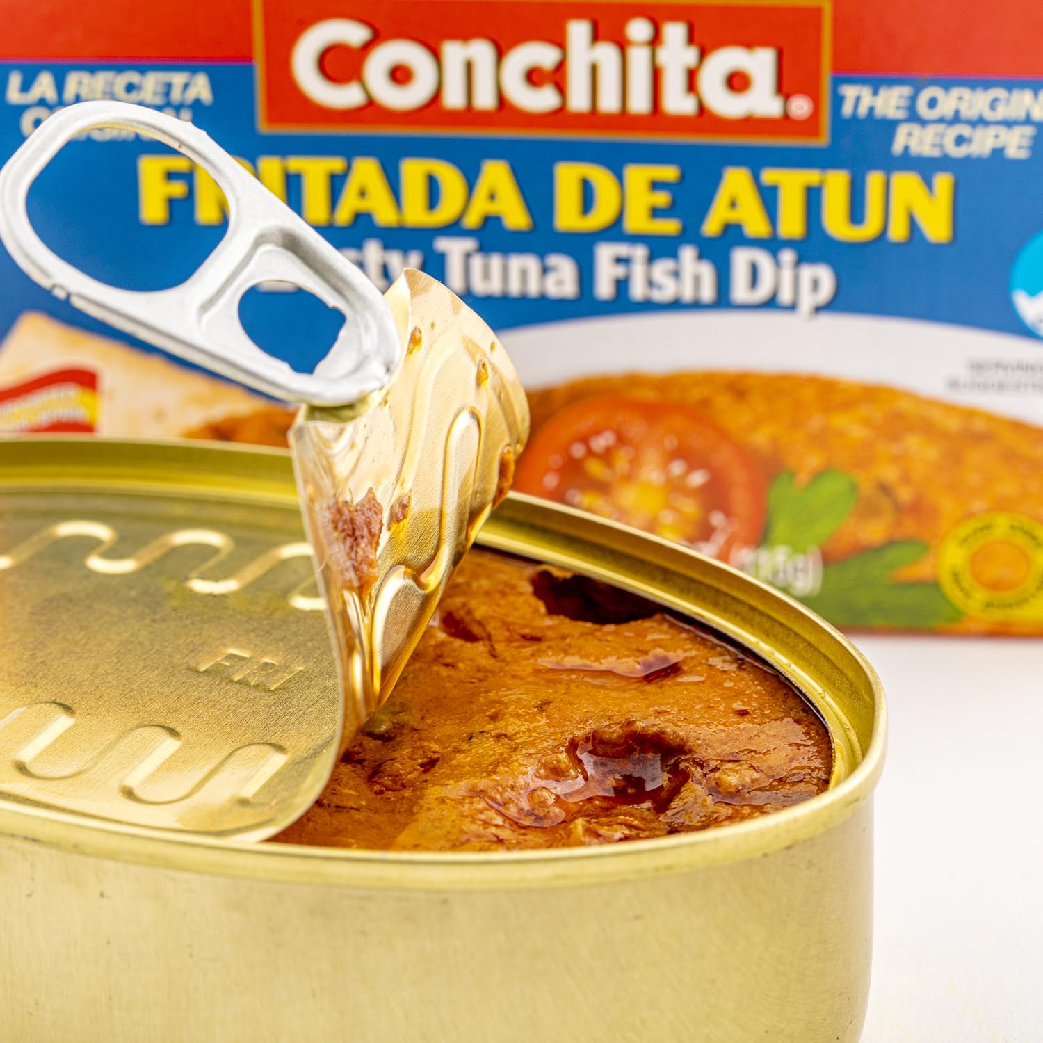 Conchita Zesty Tuna Fish Dip, 4 oz - Bold Seafood Flavor, Ideal for Crackers, Breads, and Veggies (Pack of 25)