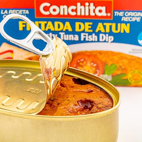 Miniatura 3 de Conchita Zesty - Salsa de pescado de atún, 4 onzas, sabor a mariscos atrevido, ideal para galletas, panes y verduras (paquete de 25)
